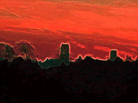 sunrise digital image by sarah mcdermott morning's breaking poem by andrew lundwall on deaddrunkdublin.com